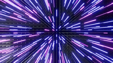 3d abstract simple geometric background with multicolor rectangles like light Stock Footage 145515844