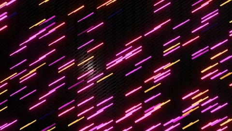 3d abstract simple geometric background with multicolor rectangles like light Stock Footage 145515954