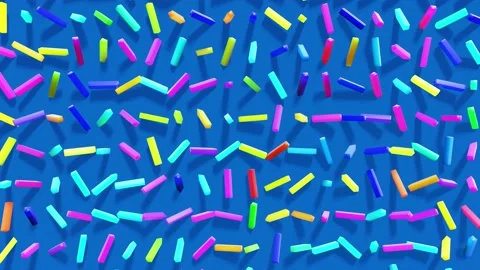 3d abstract simple geometric background with multicolor rectangles like light Stock Footage 145516324