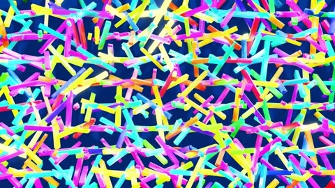 3d abstract simple geometric background with multicolor rectangles like light Stock Footage 277679674