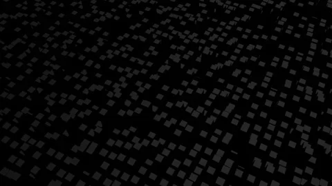 3d abstract simple geometric dark background with black rectangles on plane with Stock Footage 145516501