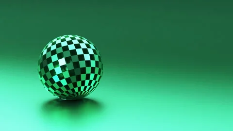 3d abstract sphere metallic geometric shape techno background Stock Footage 274068295