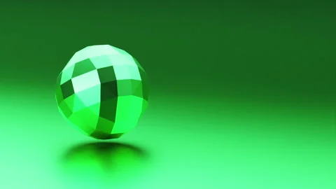 3d abstract sphere metallic geometric shape techno background Stock Footage 274281477