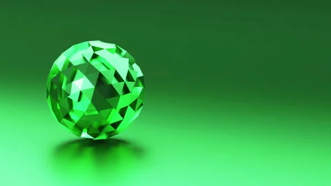 3d abstract sphere metallic geometric shape techno background Stock Footage 274281516
