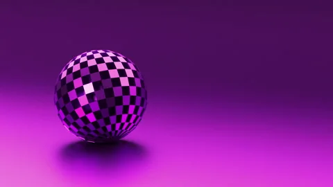 3d abstract sphere metallic geometric shape techno background Stock Footage 274281591