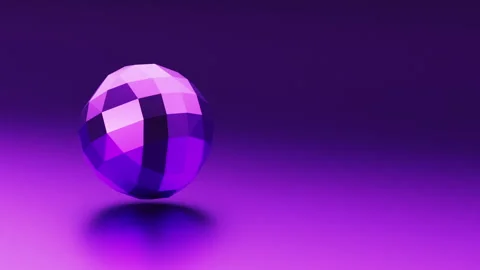 3d abstract sphere metallic geometric shape techno background Stock Footage 274281596