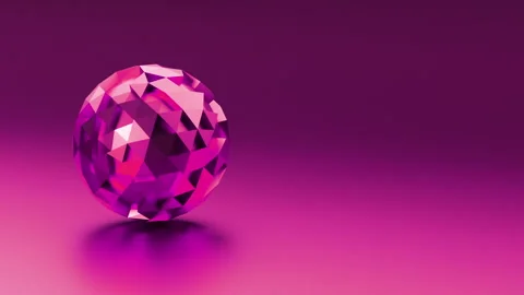 3d abstract sphere metallic geometric shape techno background Stock Footage 274281659