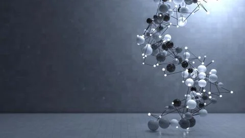 3d Abstract Spheres Illustrazione stock