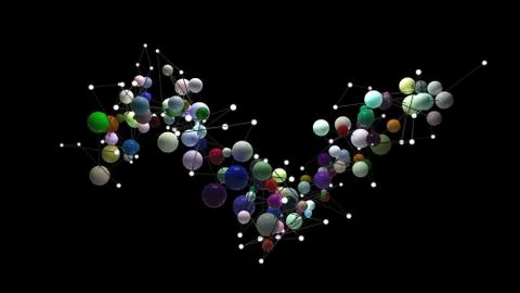 3d Abstract Spheres Stock Illustration