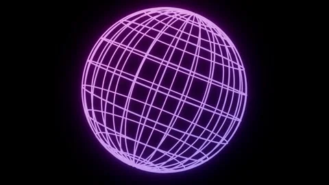 3D Abstract Spherical globe Spiral Loop With Color Gradient Flow  Video 库存影片 345950756
