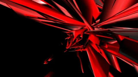 3d abstract spikes Stock Footage 98171160