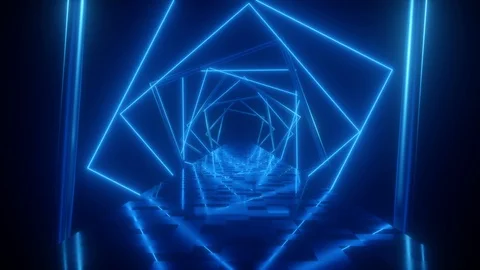 3d abstract stargate 動画素材 125625692