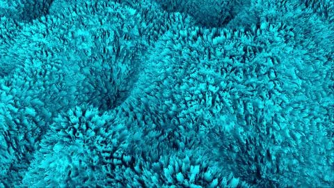 3d abstract surface like wave or fur surface, computer generated 3d render Stock Illustration