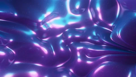 3d abstract surreal background, rotates 360 degrees around the camera Stock Footage 197308029