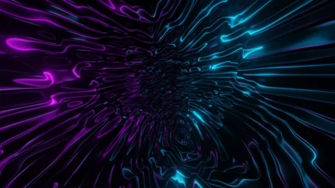 3d abstract surreal background, rotates 360 degrees around the camera Stock Footage 209465296