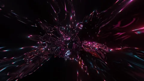 3d abstract surreal background, rotates 360 degrees around the camera Stock Footage 211781247