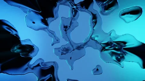 3d abstract surreal background, rotates 360 degrees around the camera Stock Footage 211781397