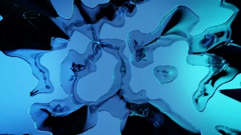 3d abstract surreal background, rotates 360 degrees around the camera Stock Footage 213272282