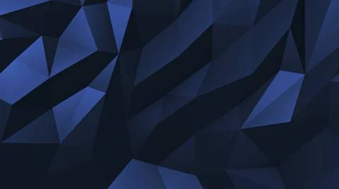  3D abstract technology background, with polygonal geometric structures. D... Foto stock