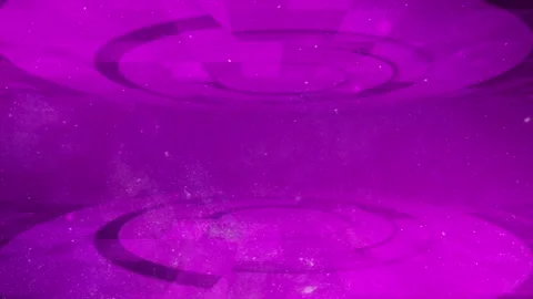 3d Abstract technology. Rotating 3d circle Pink background Video stock 295939209