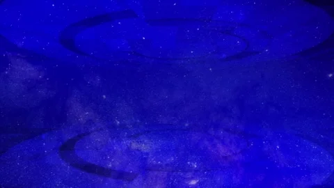 3d Abstract technology. Rotating 3d circle Blue background Stock Footage 295939221