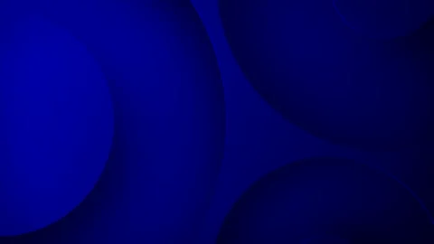 3D abstract thick bevelled edge circular looped ring lines on a dark gradient Stock Footage 336687953