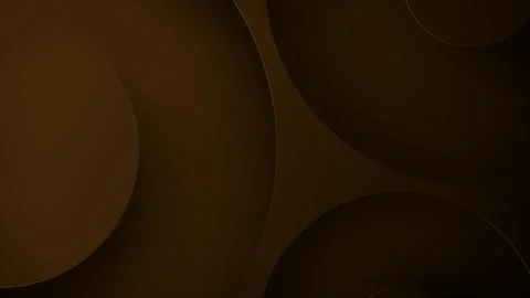 3D abstract thick bevelled edge circular looped ring lines on a dark gradient Stock Footage 336709679