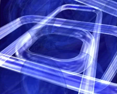 3D Abstract Transformation Loop Stock Footage 8944996