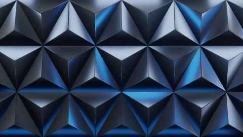 3d Abstract triangle geometric pattern Stock Footage 249379762