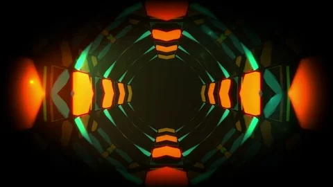 3d abstract tunnel animation Stock Footage 70392067