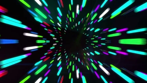 3d abstract tunnel animation Stock Footage 70788145