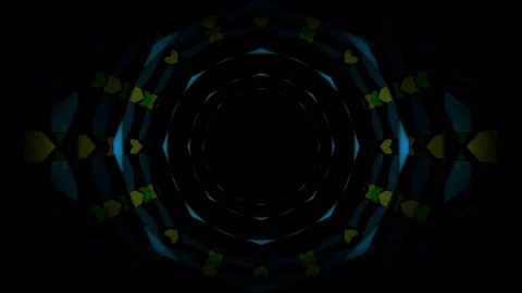 3d abstract tunnel animation Stock Footage 70957232