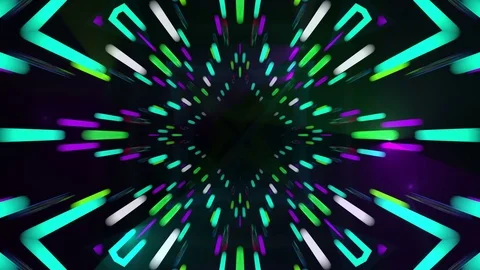 3d abstract tunnel animation Stock Footage 71025795
