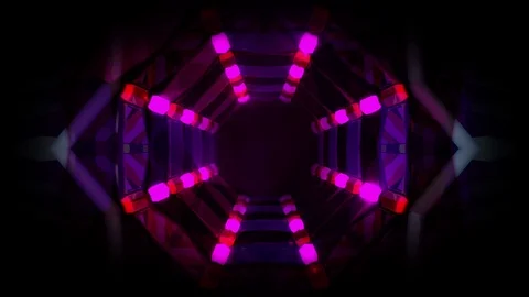 3d abstract tunnel animation Stock Footage 71171130