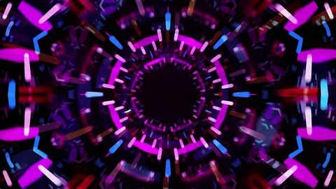 3d abstract tunnel animation Stock Footage 71172405