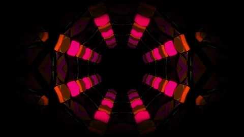 3d abstract tunnel animation Stock Footage 71199772