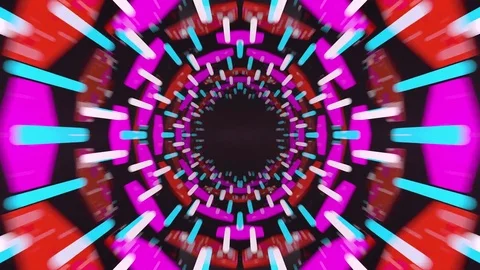 3d abstract tunnel animation Stock Footage 71200331