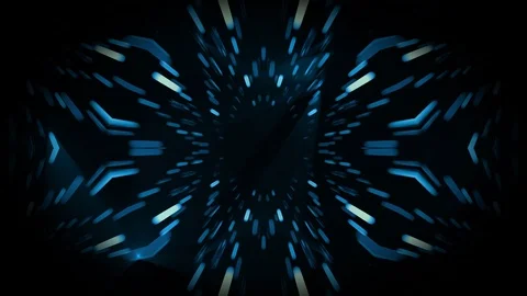 3d abstract tunnel animation Stock Footage 71269018