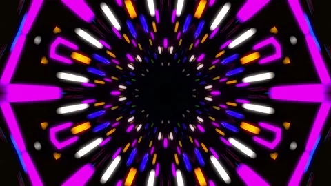 3d abstract tunnel animation Stock Footage 71269228