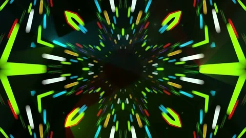 3d abstract tunnel animation Stock Footage 71295284