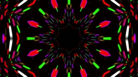 3d abstract tunnel animation Stock Footage 71342633