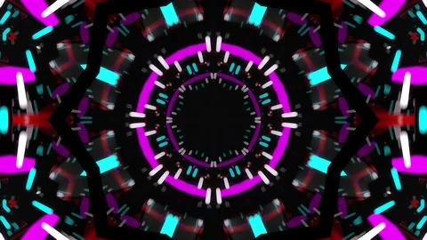 3d abstract tunnel animation Stock Footage 71364126