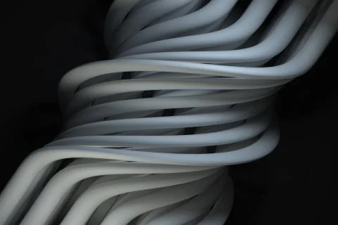 3d abstract twist background. Stock Illustration