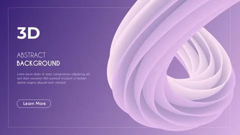 3d Abstract Unique eye-catching Fluid Background. Stock Illustration