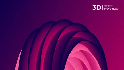 3d Abstract Unique eye-catching Fluid Background. Illustrazione stock