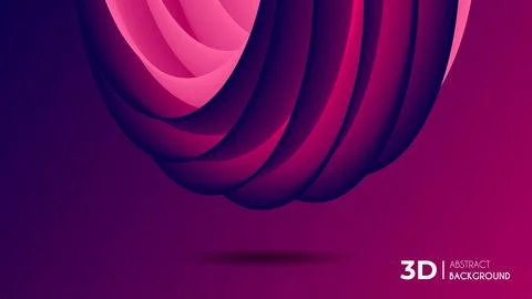 3d Abstract Unique eye-catching Fluid Background. Illustrazione stock