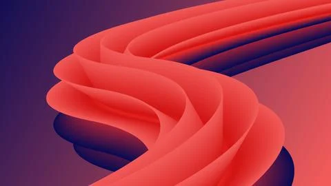 3d Abstract Unique eye-catching Fluid Background Stock Illustration
