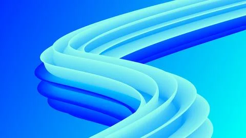 3d Abstract Unique eye-catching Fluid Background Stock Illustration