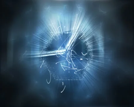 3D Abstract Vortex Cube Loop Video stock 8944864