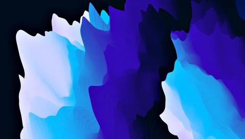 3d abstract wave background with blue, moderate pink and very dark magenta co Stock Illustration